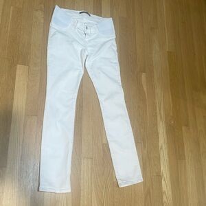 J Brand white maternity jeans